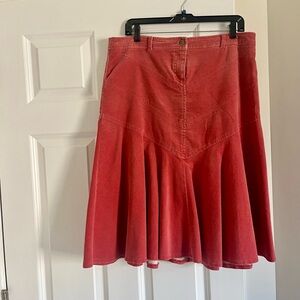Anthropologie Coral Circle Skirt, good conditions. Below the knee length